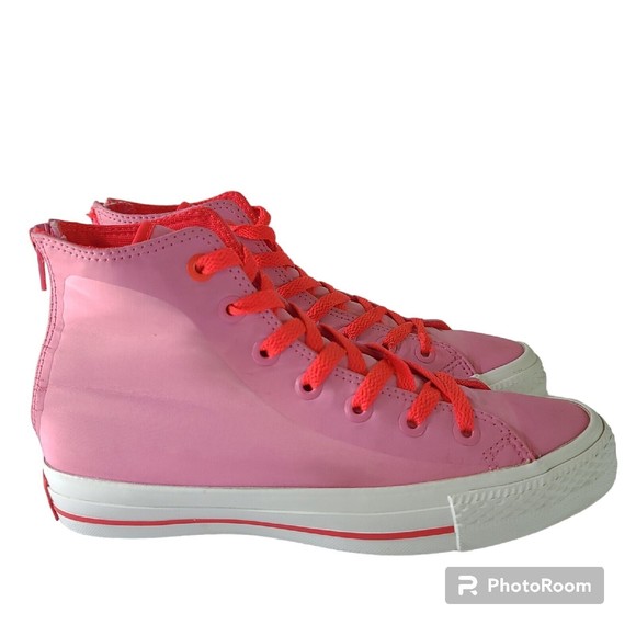 Converse Chuck Taylor Pink All Star Kids Size 5 Skater Shoes Sneakers 244249C - Picture 4 of 11